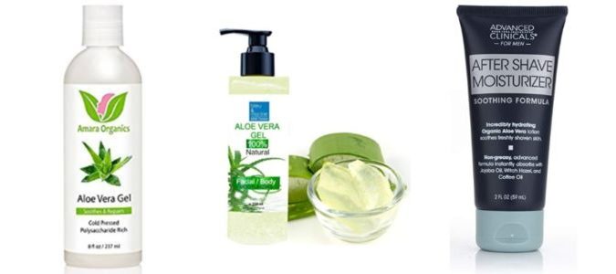 aloe razor bumps